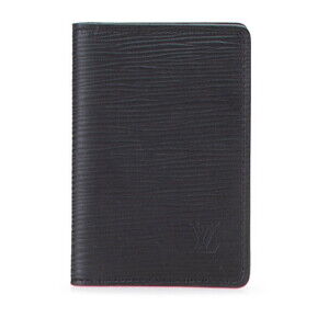 Louis Vuitton Epi Organizer de Poche Wallet Black